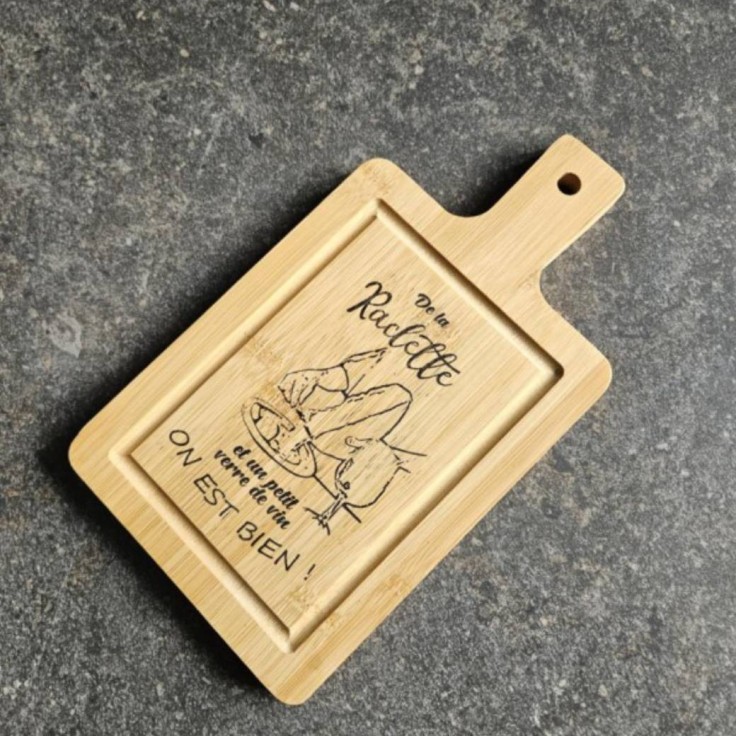 Planchette en bois Raclette