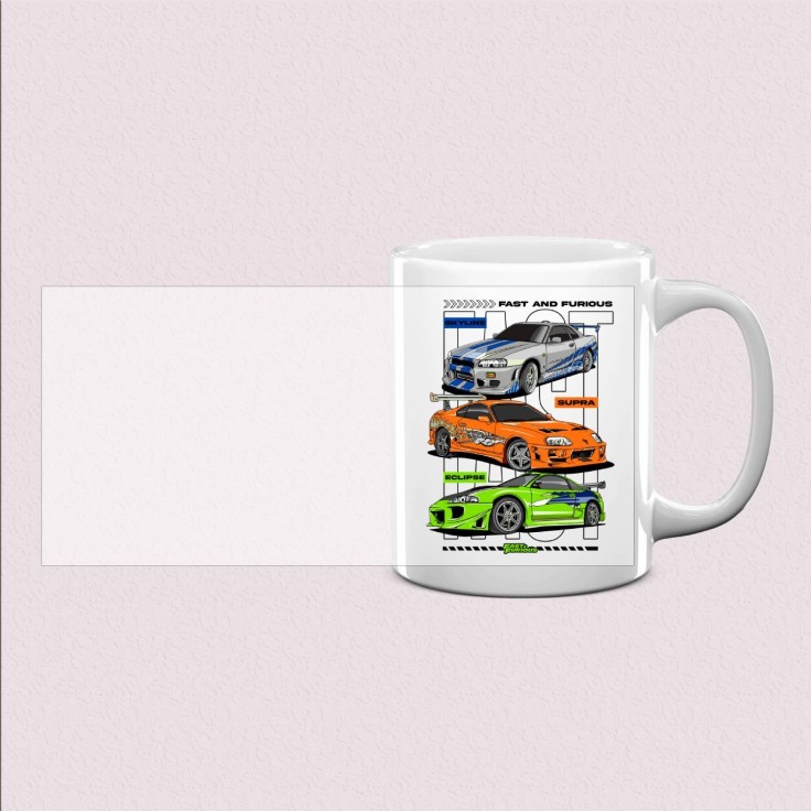 Mug Skyline Voitures Rapides