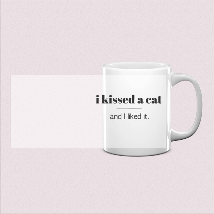 Mug « J’ai embrassé un chat »