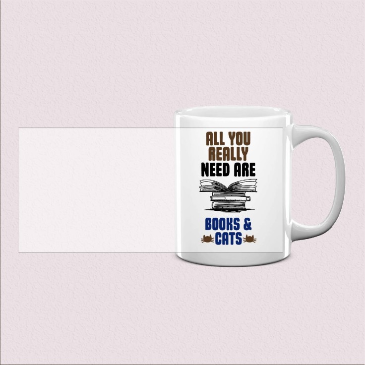 Mug « Chats & Livres » pour les Amoureux de la Lecture