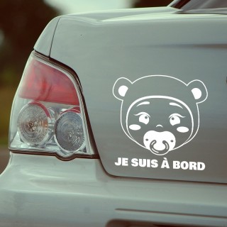 Bébé à bord capuche