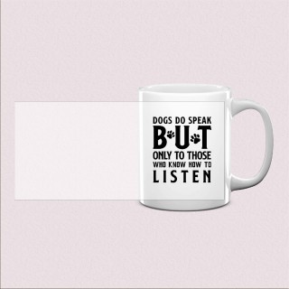 Mug ‘Paroles de chiens’ – Écoute et partage