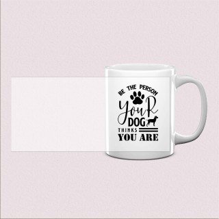 Mug « Sois la personne que ton chien admire »