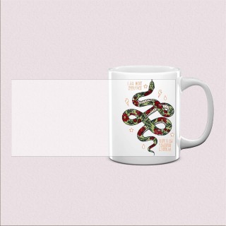 Mug imprimé motif peau de serpent