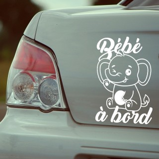 Bébé à bord éléphant