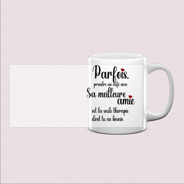 Mug « Parfois prendre un café » Bonheur simple