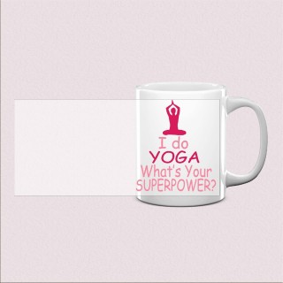 Mug Imprimé « I do Yoga »