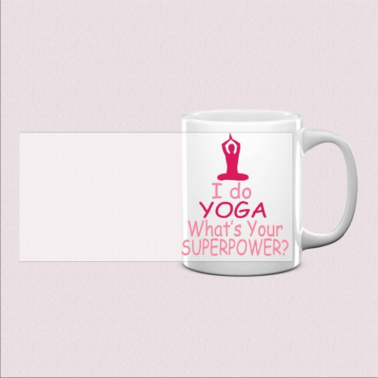 Mug Imprimé « I do Yoga »