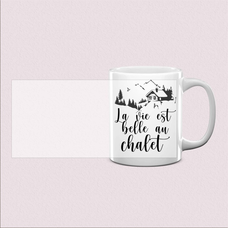 Mug « La vie est belle au chalet »