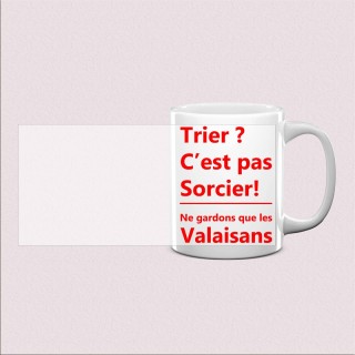 Mug imprimé « Trier, c’est pas sorcier »