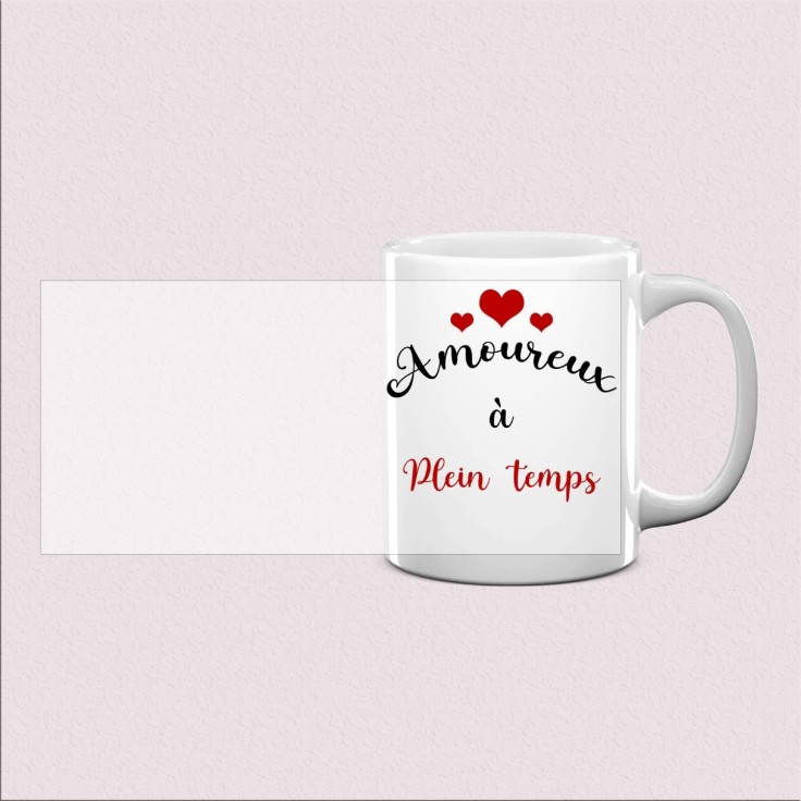 Mug « Amoureux à Plein Temps »