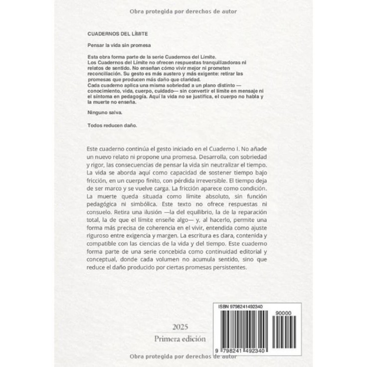 La Vie et la Mort : Ontologie du temps sous friction – Penser sans promesse