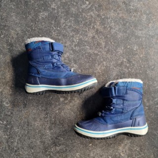 Bottines bleues fourrées Lupilu