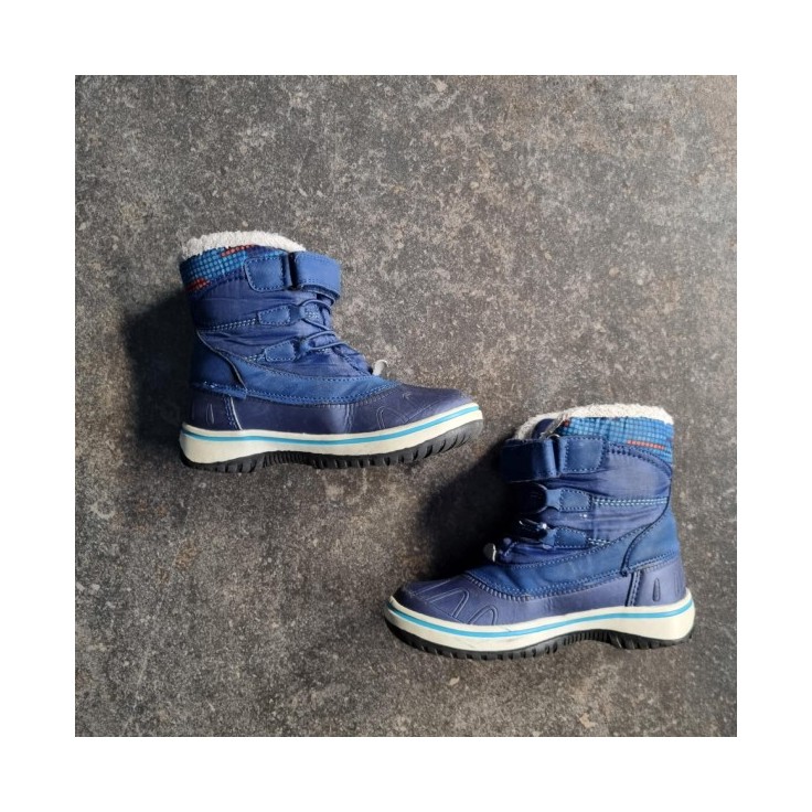 Bottines bleues fourrées Lupilu