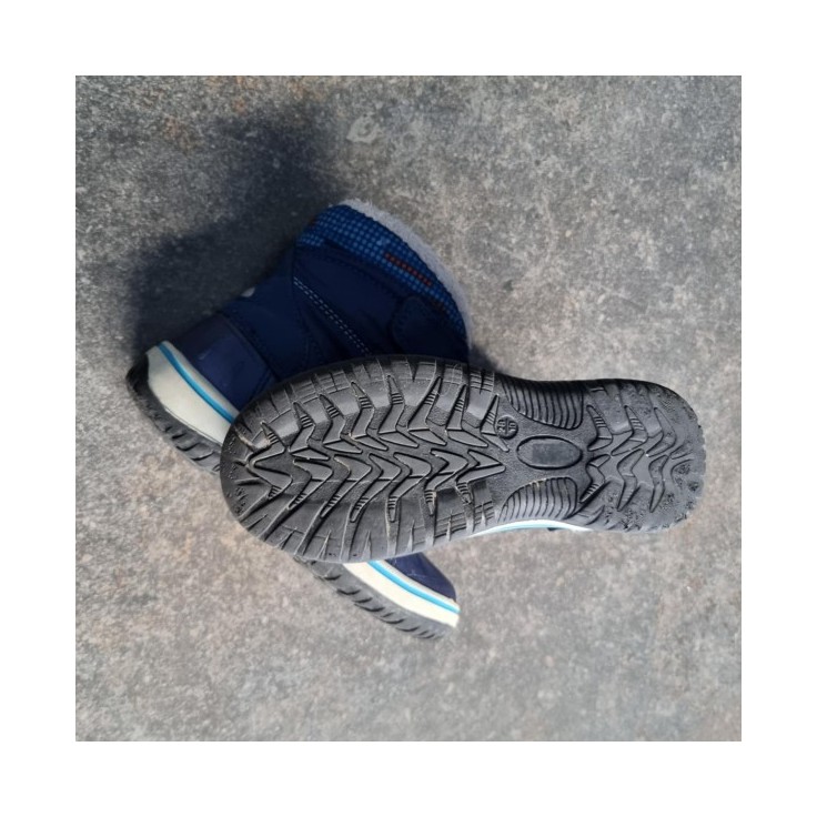 Bottines bleues fourrées Lupilu