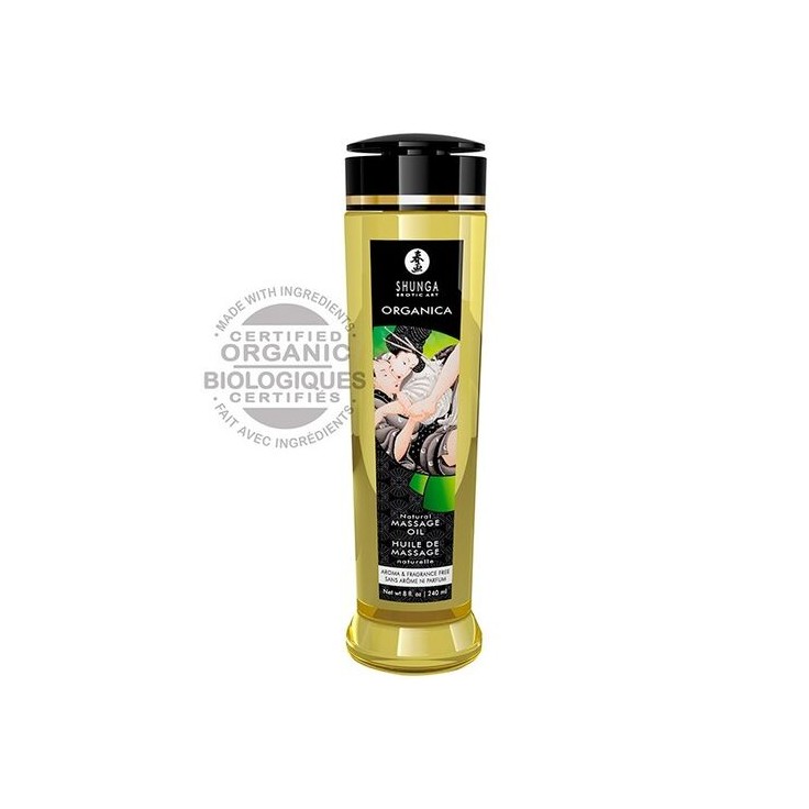 Huile de massage Bio naturelle - Shunga