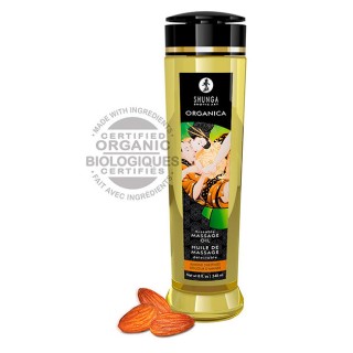 Huile de massage Bio amandes - Shunga