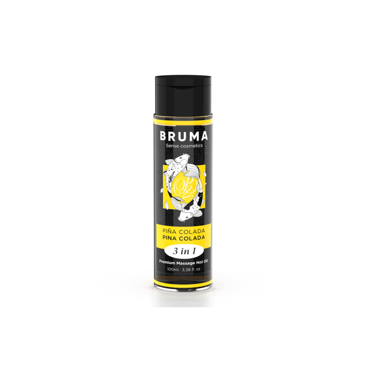 Huile massage chauffante Pina Colada - Bruma